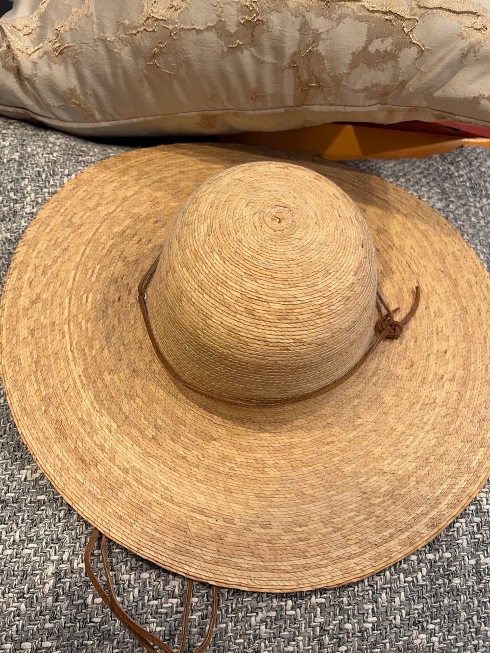 NEW Anthropologie Straw Hat Handwoven Women's One Size Beach Gardening